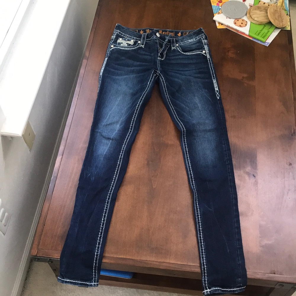 Rock revival skinny jeans